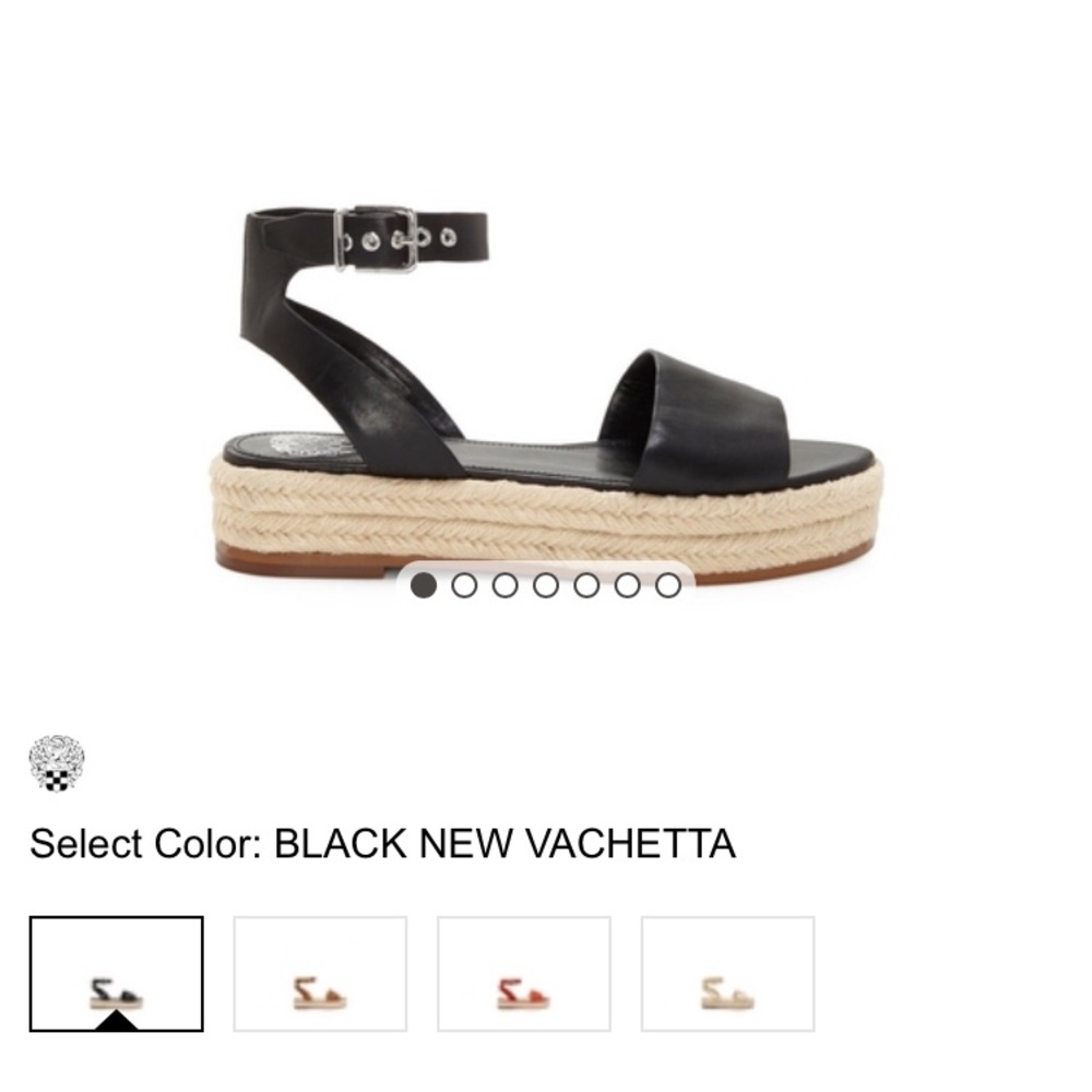 Black Vince Camuto Sandals worn twice 🎉